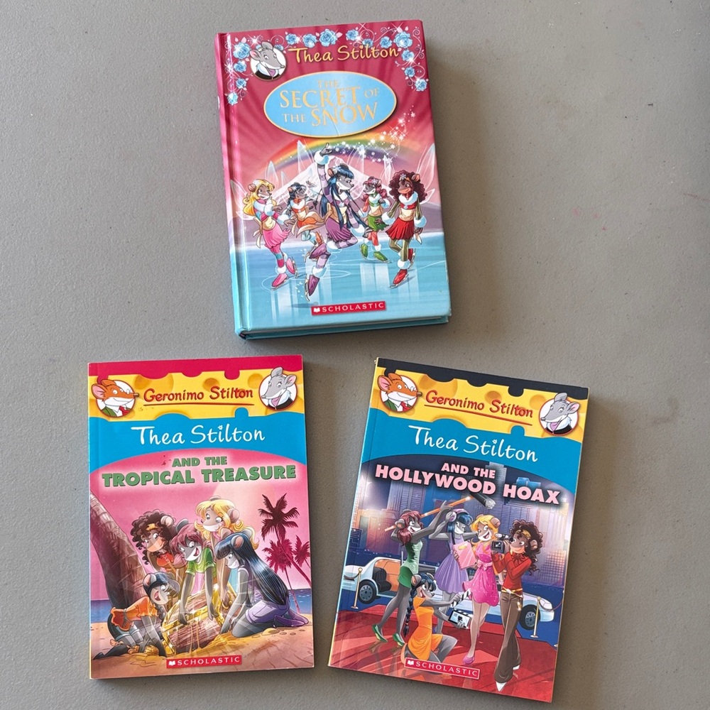 Thea Stilton 3 book bundle